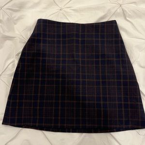 Wilfred plaid skirt